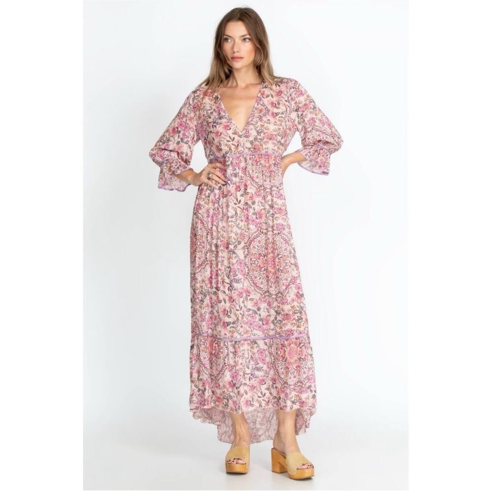 Johhny Was Jade Daphne Maxi Dress Floral XS
